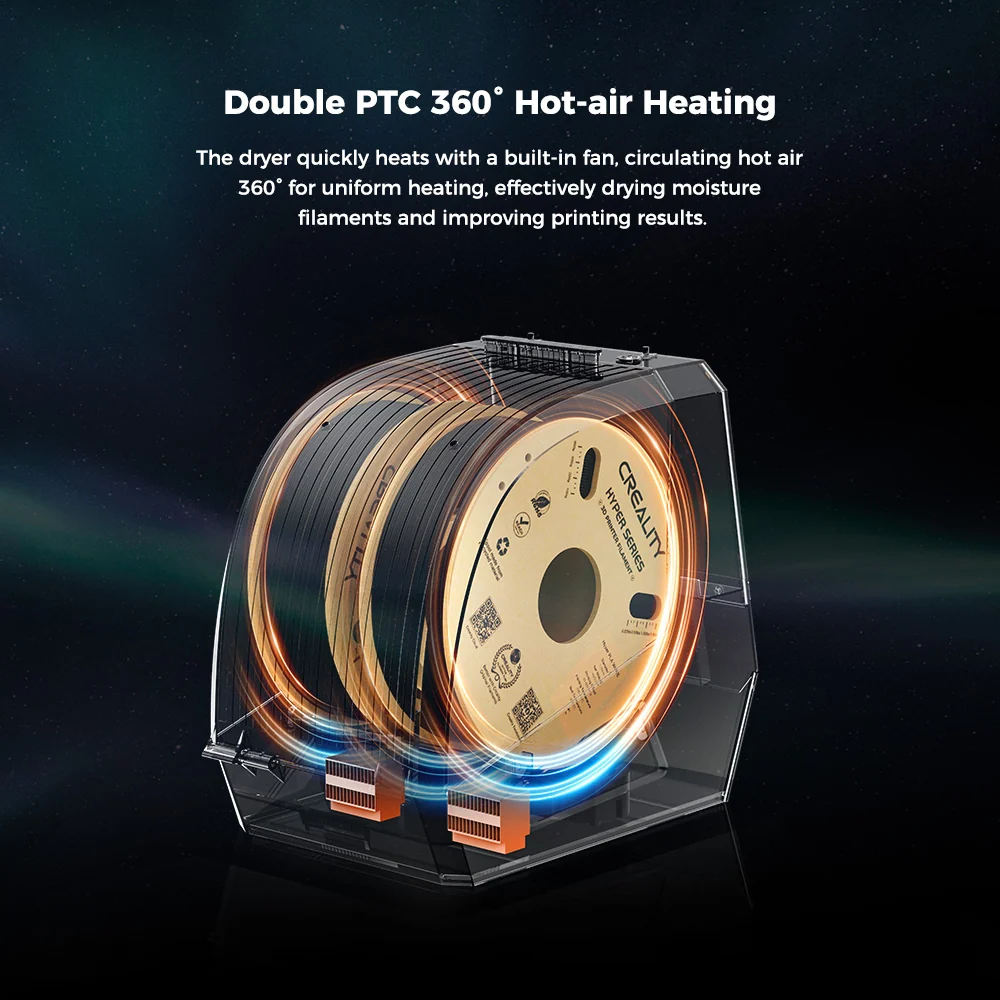 Secador de filamento Creality Space Pi Plus – imagem 8