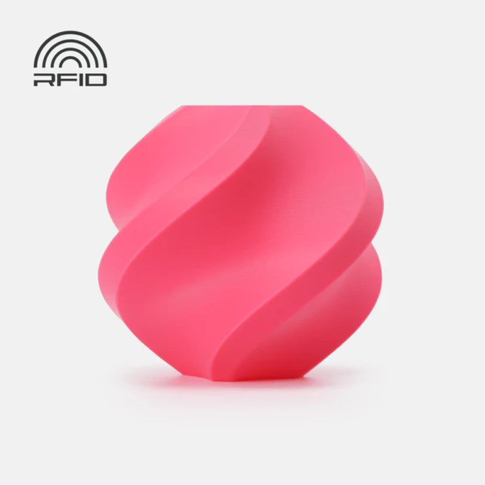 Filamento PLA Basic Bambu Lab Hot Pink com bobine