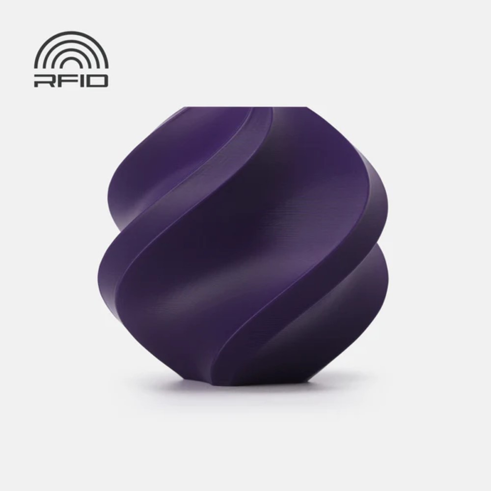 Filamento PLA Basic Bambu Lab Indigo Purple com bobine