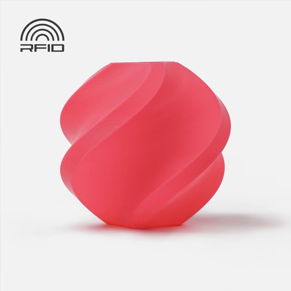 Filamento PLA Basic Bambu Lab Pink com bobine