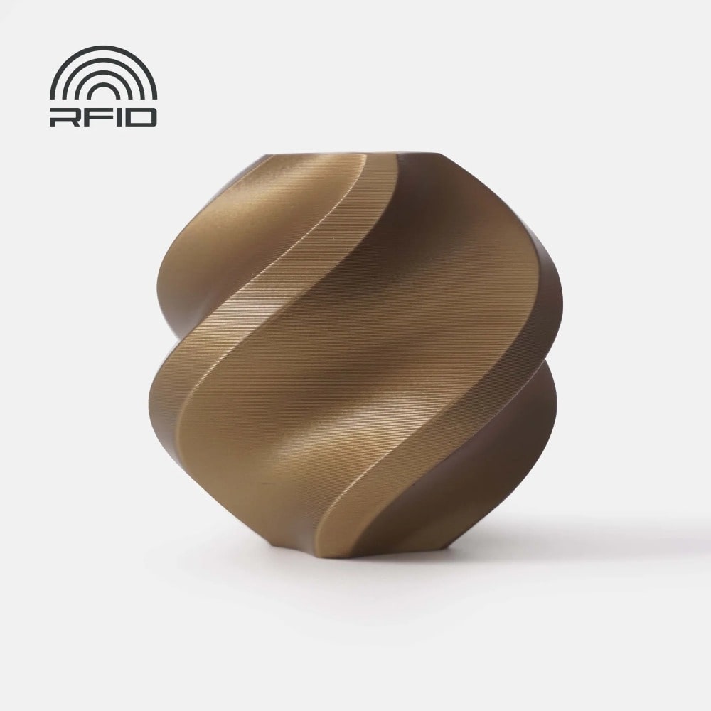 Filamento PLA Basic Bambu Lab Bronze com bobine
